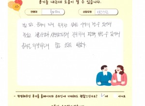 겪고 있는 문제에 대해